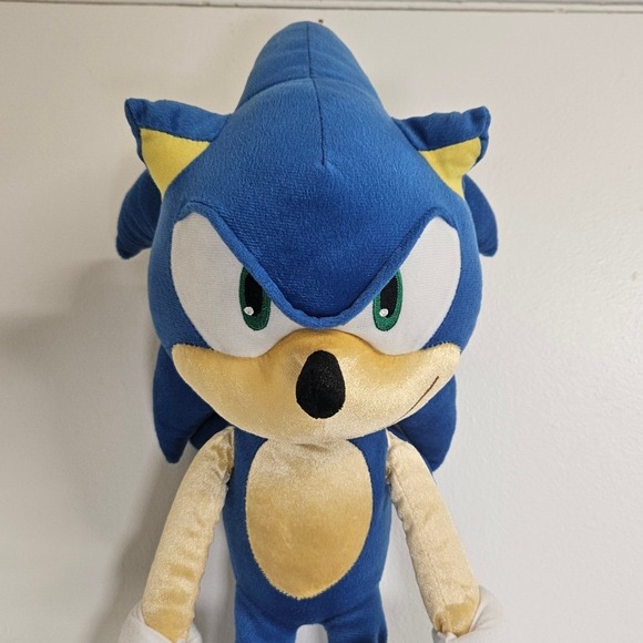 Sonic the Hedgehog Plush 24 Inch Large Stuffed Animal SEGA 2023 5268/126664 Blue - Picture 15 of 16